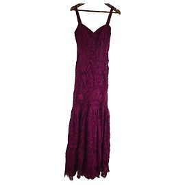Dolce & Gabbana Spitzenkleid Lila