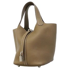 Hermès Hermes Picotin Lock PM Handbag Taupe