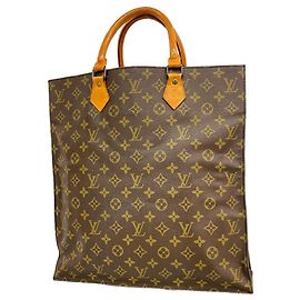 Saco Tote Louis Vuitton Monogram Sac Plat Marrom