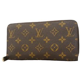 Cartera Zippy Monogram Louis Vuitton Castaño