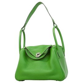 Hermès Bolsa Hermes Lindy 26 em Verde Verde