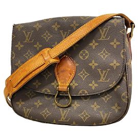 Borsa a tracolla Louis Vuitton Monogram Saint Cloud GM Marrone