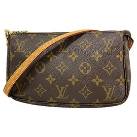 Louis Vuitton Monogram Pochette Accessoires Tasche Braun
