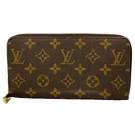 Louis Vuitton Monogram Zippy Wallet Brown