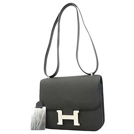 Hermès Borsa a tracolla Hermes Constance Mini Nero
