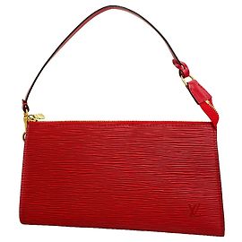 Louis Vuitton Epi Pochette Accessoires M40776 Rouge