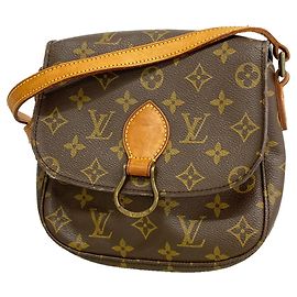 Borsa a tracolla Louis Vuitton Monogram Saint Cloud MM Marrone
