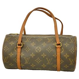 Borsa Louis Vuitton Monogram Papillon 26 M51386 Marrone