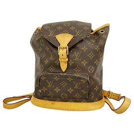 Louis Vuitton Monogram Montsouris MM Backpack Brown