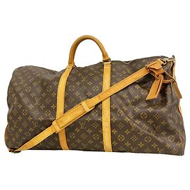 Bolsa Boston Louis Vuitton - Keepall Bandoulière 60 Marrom