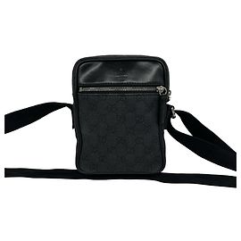 Gucci GG Pattern Mini Schultertasche Schwarz