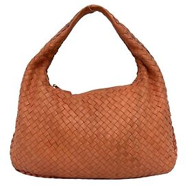 Sac à main Bottega Veneta en cuir Intrecciato Marron