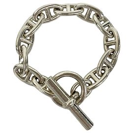 Hermès Bracciale Hermes Chaine d'Ancre GM Argento