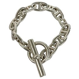 Hermès Bracciale Hermes Chaine d'Ancre GM Charm Argento