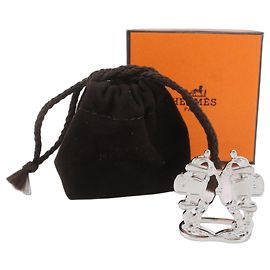 Hermès Anel para lenço Hermes Brides de Gala Silver Prata