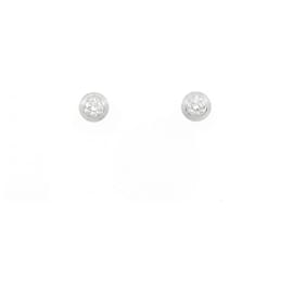 Cartier Damour White Gold Diamond Stud Earrings Golden