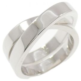 Anillo Alianza Cartier Paris en Oro Blanco 18K Dorado