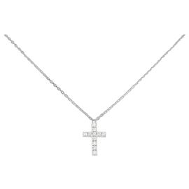 Collana Croce Cartier D'oro