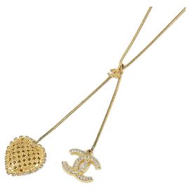 Collier Chanel 15995 Gold Crystal Doré