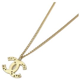 Chanel Gold Halskette mit Anhänger Golden