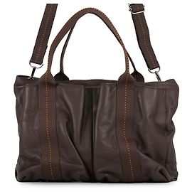 Hermès Sac Cabas Hermes Caravan Horizontal MM Orange Chocolat