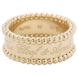 Anillo Perlee Signature Van Cleef & Arpels Amarillo