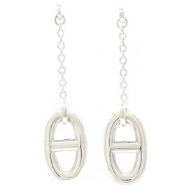 Hermès Orecchini a lobo Hermes Farandole Argento