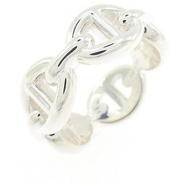 Hermès Chaine d'Ancre Enchainée Ring Silber