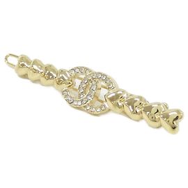 Fermi capelli Chanel Gold Crystal D'oro