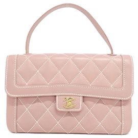 Bolsa Chanel Wild Stitch 27570 em Rosa Rosa