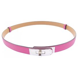 Hermès Cinturón Hermes Kelly Pocket 18mm Rosa