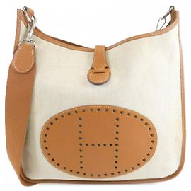 Hermès Hermes Evelyne GM Shoulder Bag in Cognac Cognac
