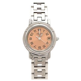 Hermès Hermes Clipper CL4.210 Stainless Steel Quartz Wristwatch Other