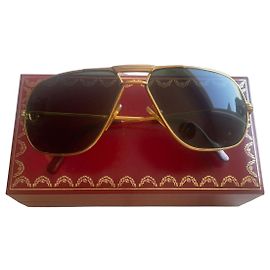Lunettes de soleil Vendôme Tank de chez Cartier Autre Bijouterie dorée