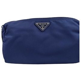 Pochette Triangle Prada 1NA350 Bleu