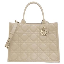 mala Christian Dior Book Tote Medium Bege