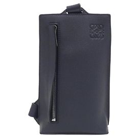 Borsa a tracolla Loewe Vertical T-Pocket C660P02X01 Blu navy