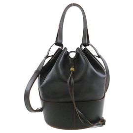 Bolsa de Ombro Loewe Balloon Medium Preto