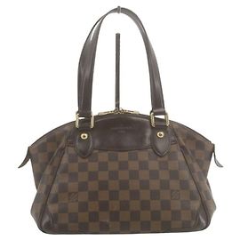Borsa Louis Vuitton Verona PM Marrone Damier ebene