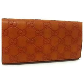 Cartera larga GUCCI Shima 146229 Castaño Naranja