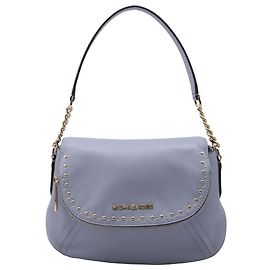 Borsa a tracolla Michael Kors Aria Studded in pelle blu Blu