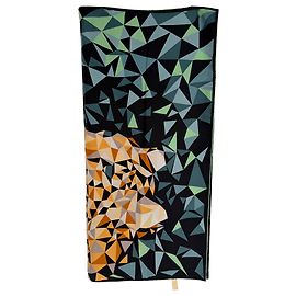 Sciarpa Cartier Panthère Motif Pixel in seta multicolore Multicolore