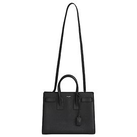 Yves Saint Laurent Saint Laurent Sac de Jour Shoulder Bag in pelle nera Nero