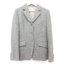 Paul Smith Harris Tweed Tailored Jacket Brown