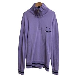 PS Paul Smith Happy Half-Zip Sweatshirt Lila