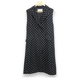 Autre Marque GRACE Class Dot Gilet-Kleid Schwarz
