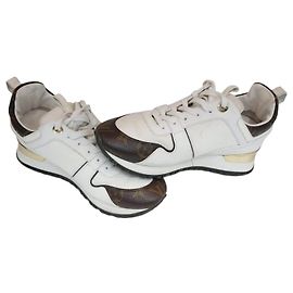 Louis Vuitton Monogram Run Away Gold Sneaker Brown