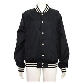 Céline Giacca Varsity Unisex in Nylon Nero Nero