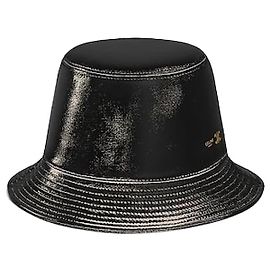 Céline Bucket Hat Soft Lambskin Black