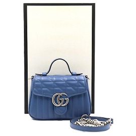 Gucci Mini borsa tote con manico e borsa a tracolla Blu